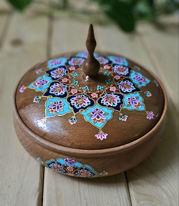 شکلاتخوری چوبی تذهیب کاری شده ach00159